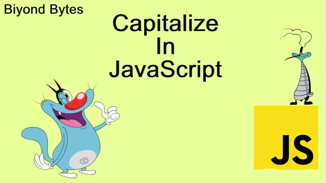 CapitalizeInJavaScript